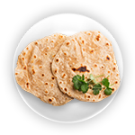 On Garlic Chapati 