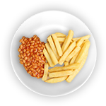 Chippy Chips & Beans 